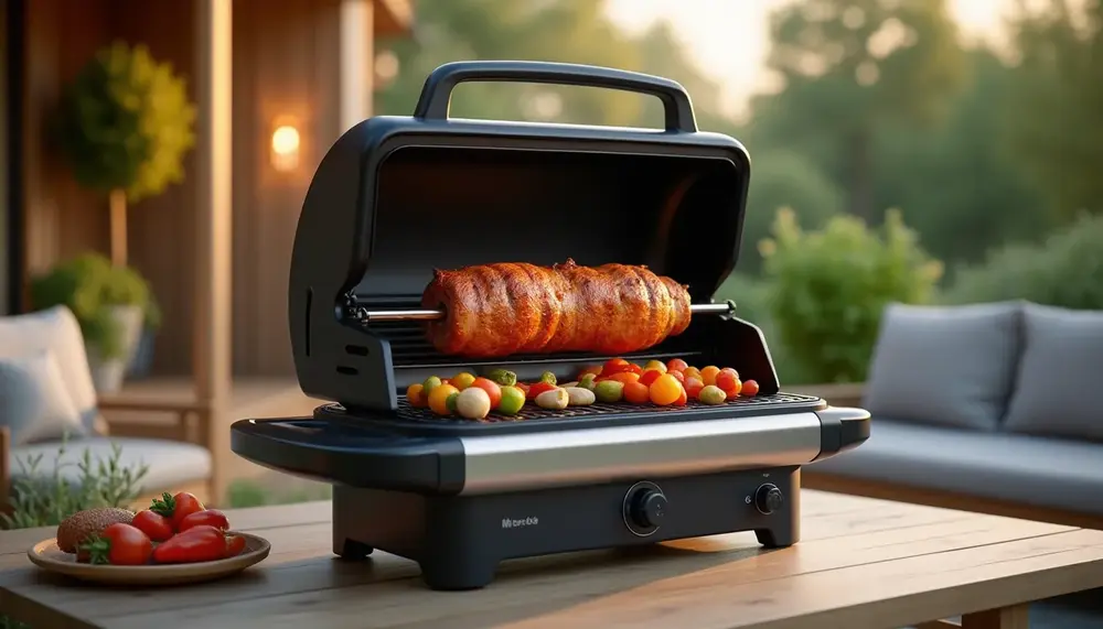 Der Elektrogrill mit Drehspieß: Perfekte Rotisserie für zu Hause