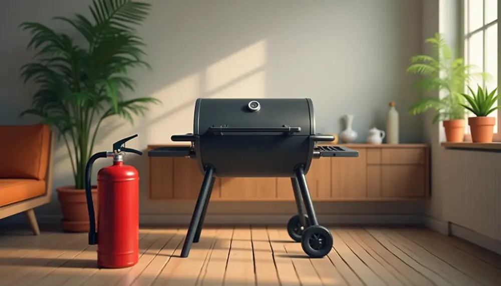 Holzkohlegrill in geschlossenen Räumen: Sicherheit geht vor!