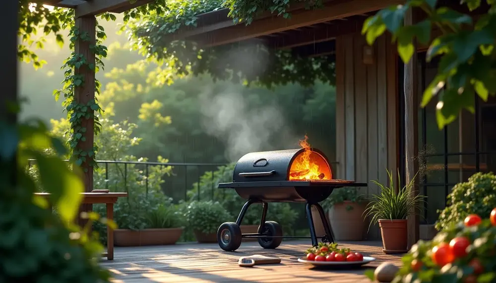 holzkohlegrill-unter-terrassenueberdachung-grillen-bei-jedem-wetter